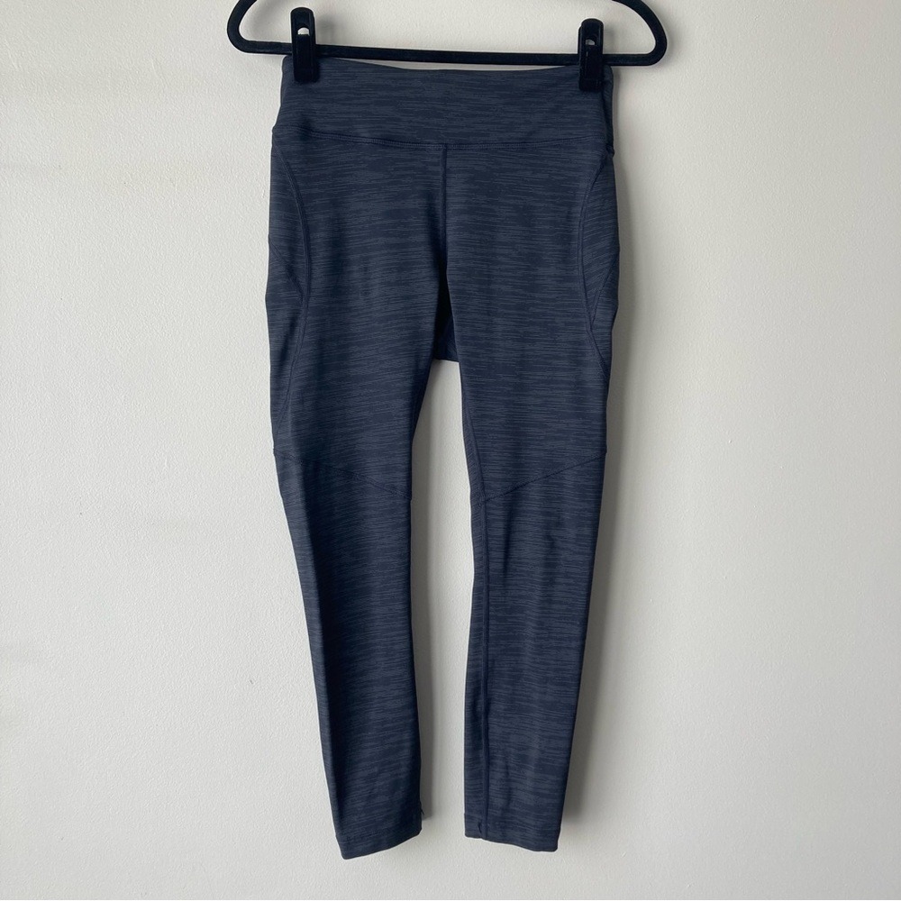 Outdoor Voices TechSweat 7/8 Leggings Charcoal Grey Space Dye Womens Size Medium